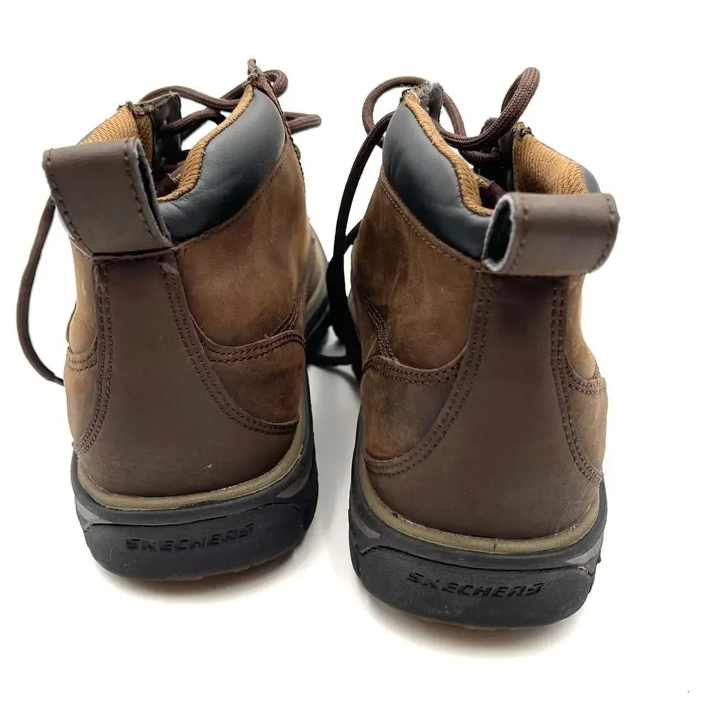 SKECHERS SN64265 Leather men's ankle boots size 7